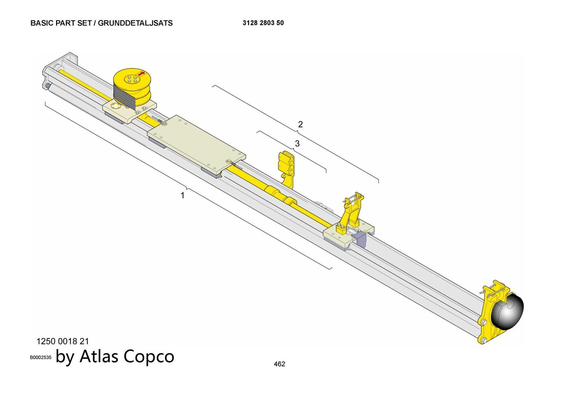 3128280350 - 3128 2803 50 - BASIC PART SET | AGR ROCK DRILL