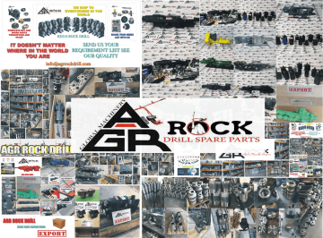 15360178 - 153 601 78 - FRONT CYLINDER - HL1010 DRIFTER | AGR ROCK DRILL